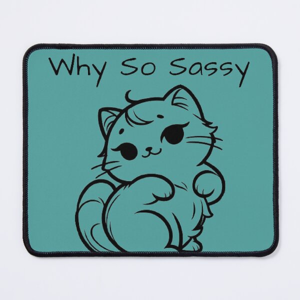 Item preview, Sassy Cat : minimalistic and Funny  designed and sold by LoveDesignMania.