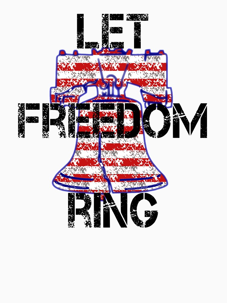 Let Freedom Ring Liberty Bell U.S. Patriotism by Rightbrainwoman