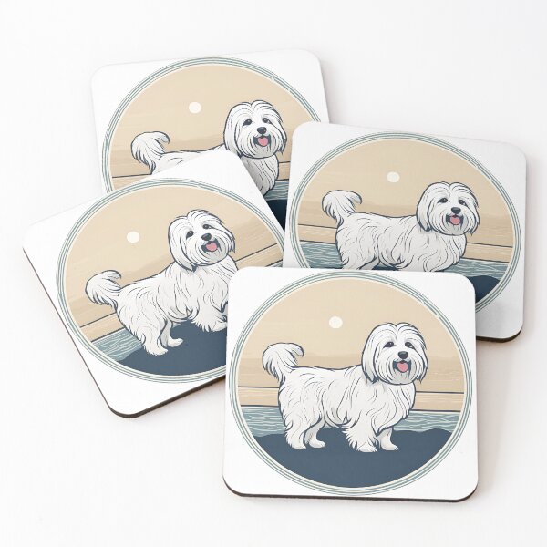 Item preview,  traveler dog in the sea Coton de Tulear designed and sold by GoodyPaws.