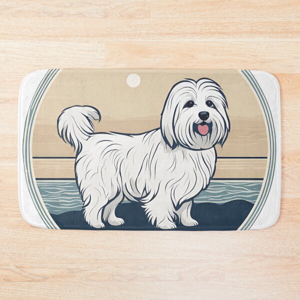 Item preview,  traveler dog in the sea Coton de Tulear designed and sold by GoodyPaws.