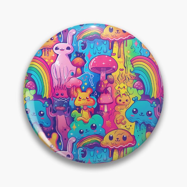 Item preview, Wild Vibrant Psychedelic Rainbow Trip designed and sold by CoolCrazyQuirky.