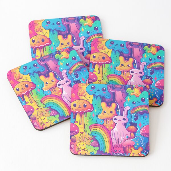 Item preview, Wild Vibrant Psychedelic Rainbow Trip designed and sold by CoolCrazyQuirky.