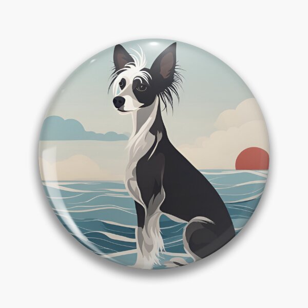 Item preview, traveler dog in the sea chinese crested designed and sold by GoodyPaws.