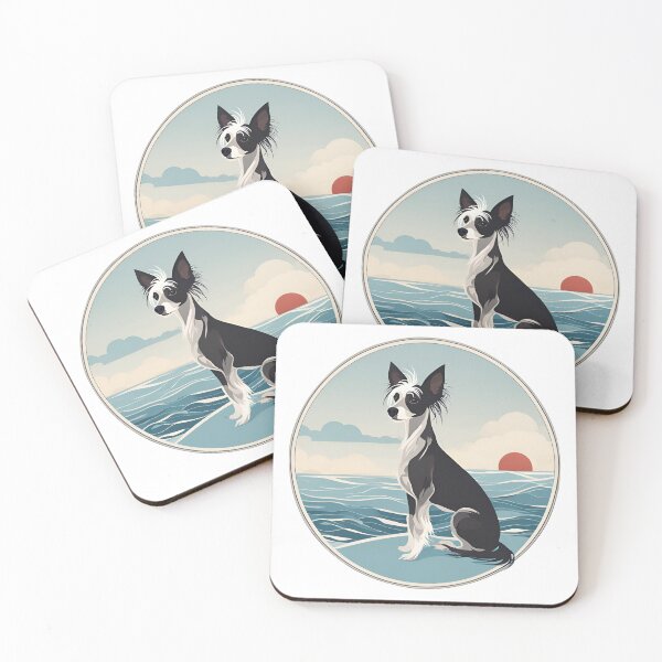 Item preview, traveler dog in the sea chinese crested designed and sold by GoodyPaws.