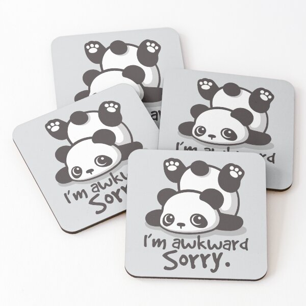 Item preview, Sorry I'm awkward panda designed and sold by NemiMakeit.