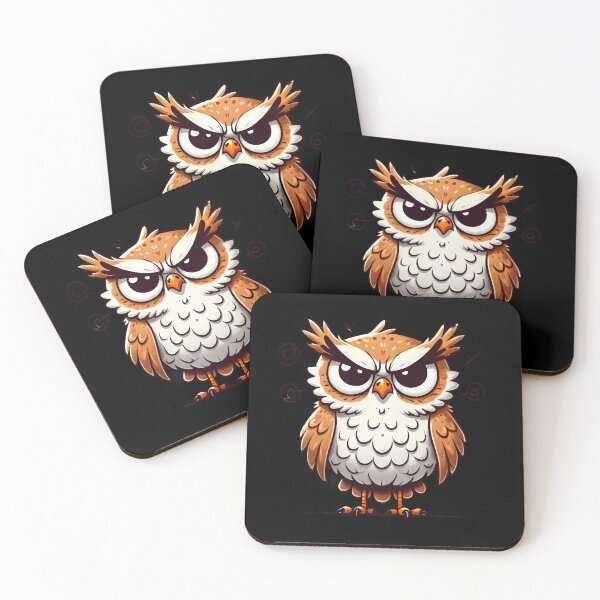 Item preview, Irritable Owl Cute and Funny Gifts Art designed and sold by BadhbhLoot.