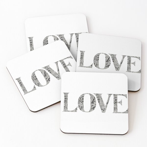 Item preview, Black&White inscription Love designed and sold by Klaudia Kisiel.