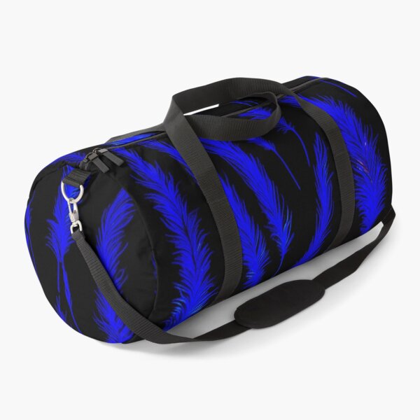 Item preview, Vivid Dark Blue Wild Grasses on Black Background designed and sold by Beachy.