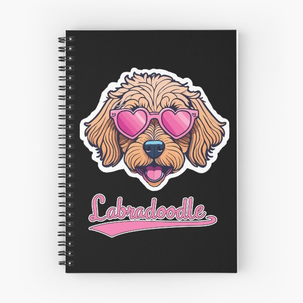 Item preview, Labradoodle in Heart Shaped Sunglasses designed and sold by KellysComColors.
