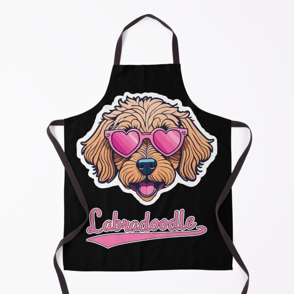 Item preview, Labradoodle in Heart Shaped Sunglasses designed and sold by KellysComColors.