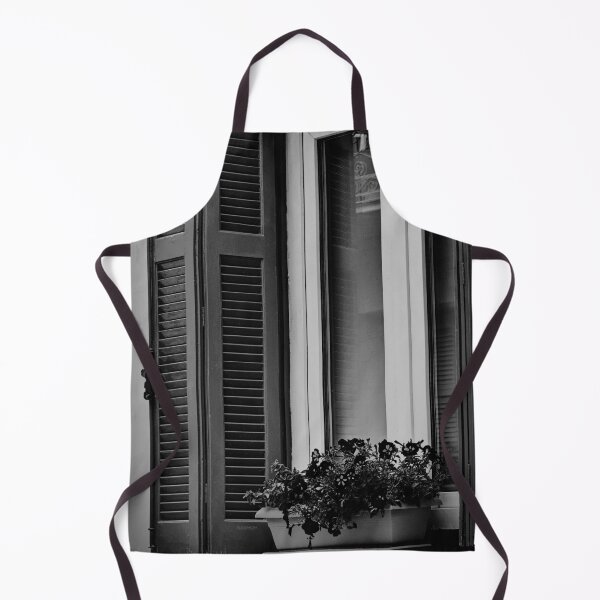 Item preview, Charming Plaka Window - bw designed and sold by AetherAura.
