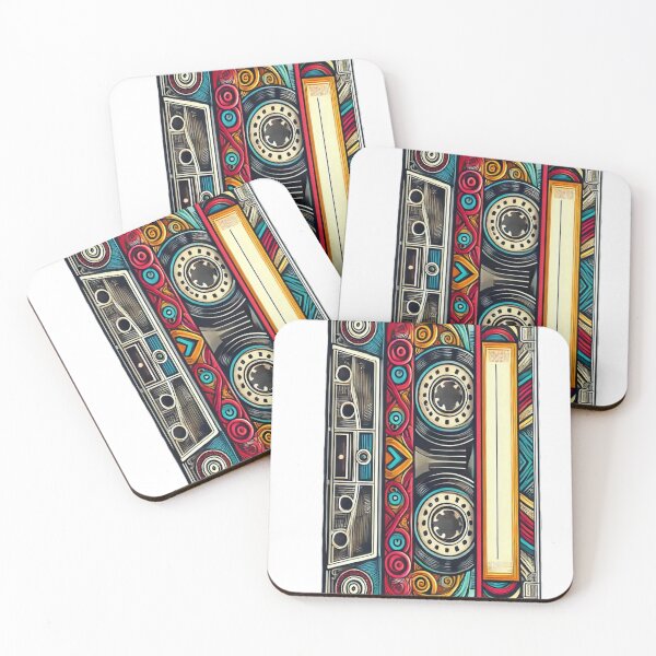 Item preview, Colorful Vertical Vintage Cassette designed and sold by Guesso.