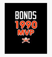 Bonds 1990 Baseball MVP Photographic Print