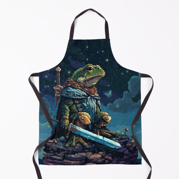 Item preview, Frog Knight Pixel Art designed and sold by Kaos-Bit.