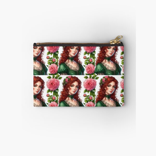 Item preview, She Victorian Redhead Surrounded by Roses, Bridgerton designed and sold by ManeeStore.