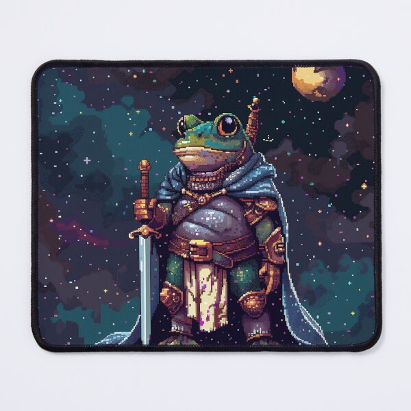 Item preview, Frog Paladin Pixel Art designed and sold by Kaos-Bit.