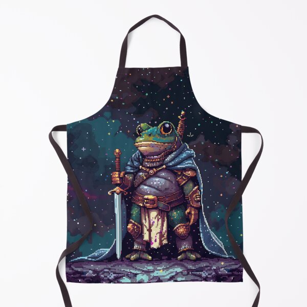 Item preview, Frog Paladin Pixel Art designed and sold by Kaos-Bit.
