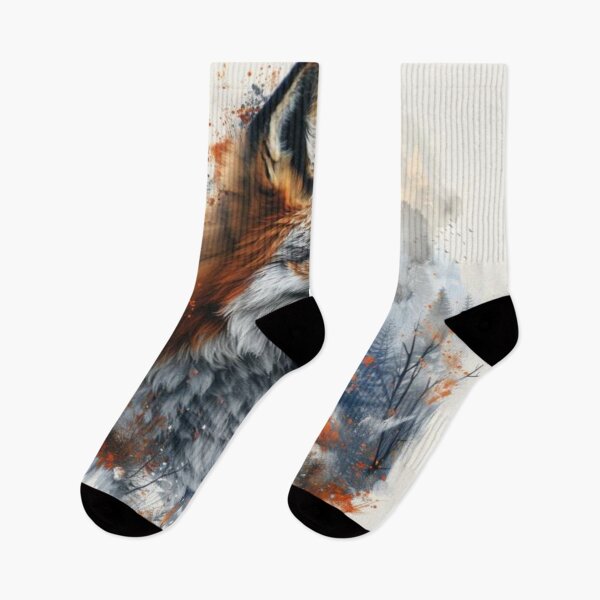 Item preview, Nature's Fox,  Silent Observer Tee, Wild Woodland Wanderer Gift, Fox Lover designed and sold by Terry-Salsa.