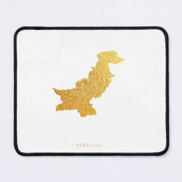 Item preview, Pakistan Gold Map designed and sold by ArtPrints.