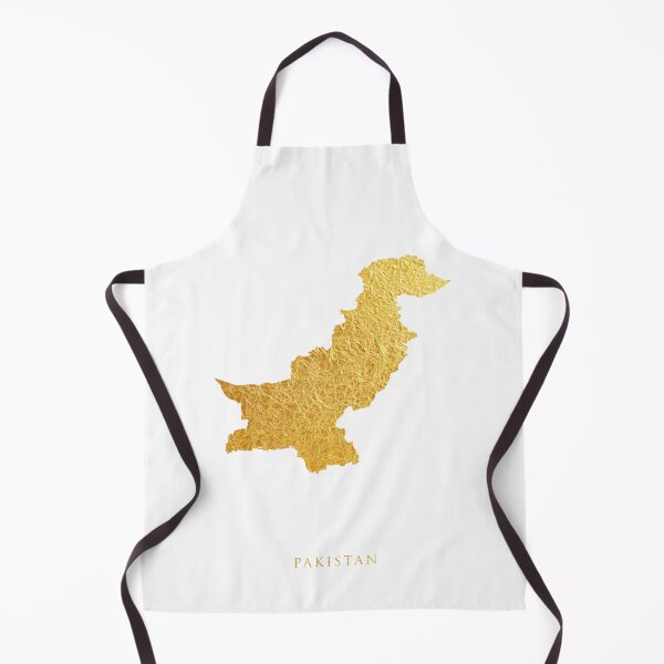 Item preview, Pakistan Gold Map designed and sold by ArtPrints.