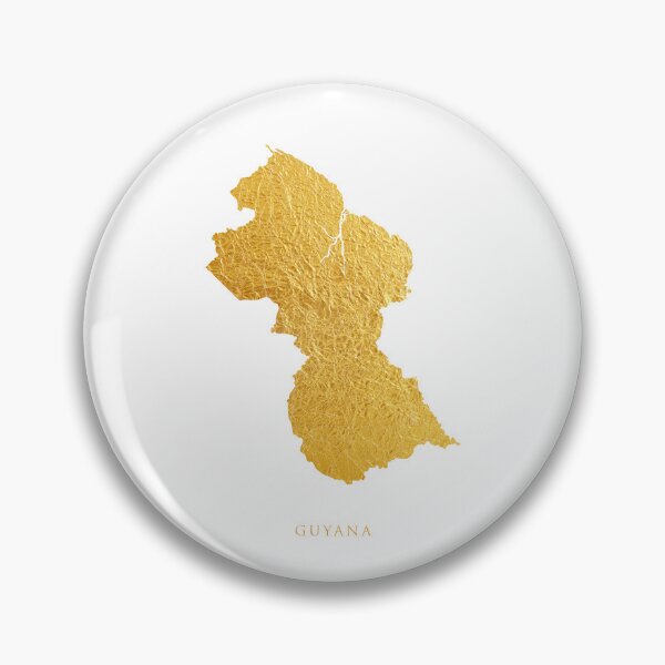 Item preview, Guyana Gold Map designed and sold by ArtPrints.