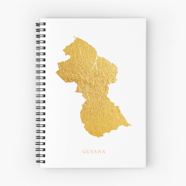 Item preview, Guyana Gold Map designed and sold by ArtPrints.