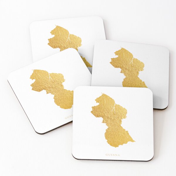 Item preview, Guyana Gold Map designed and sold by ArtPrints.
