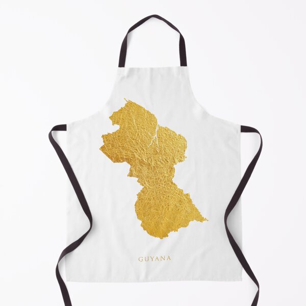 Item preview, Guyana Gold Map designed and sold by ArtPrints.