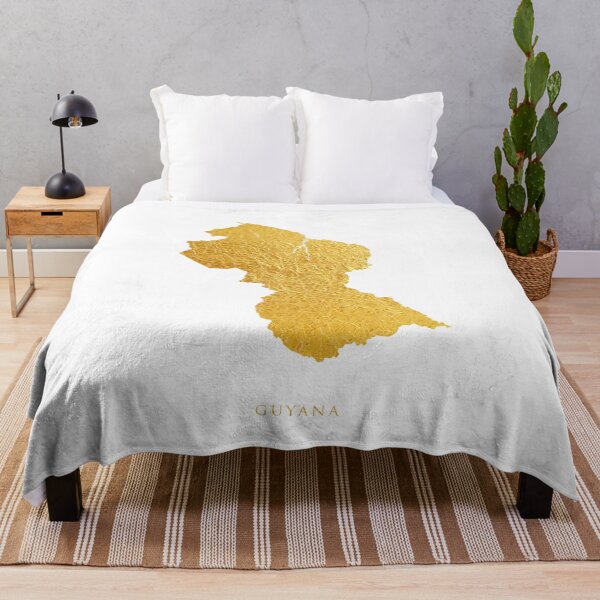 Item preview, Guyana Gold Map designed and sold by ArtPrints.