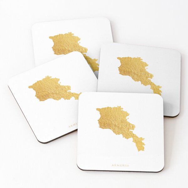 Item preview, Armenia Gold Map designed and sold by ArtPrints.
