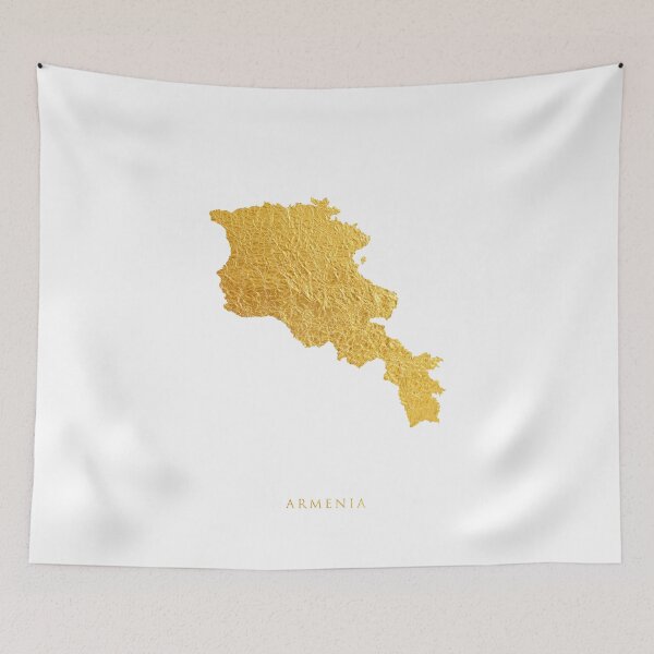 Item preview, Armenia Gold Map designed and sold by ArtPrints.
