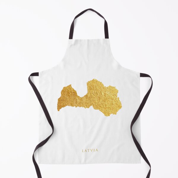 Item preview, Latvia Gold Map designed and sold by ArtPrints.