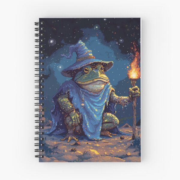 Item preview, Toad Wizard Pixel Art designed and sold by Kaos-Bit.
