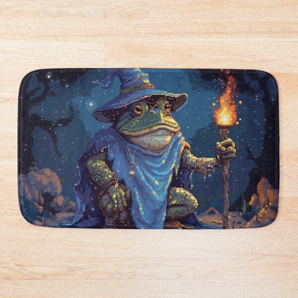 Item preview, Toad Wizard Pixel Art designed and sold by Kaos-Bit.
