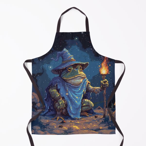 Item preview, Toad Wizard Pixel Art designed and sold by Kaos-Bit.