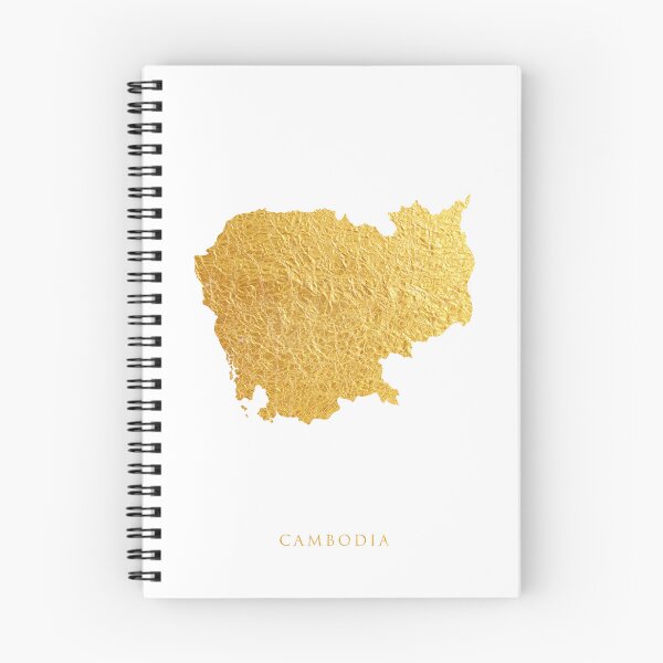 Item preview, Cambodia Gold Map designed and sold by ArtPrints.