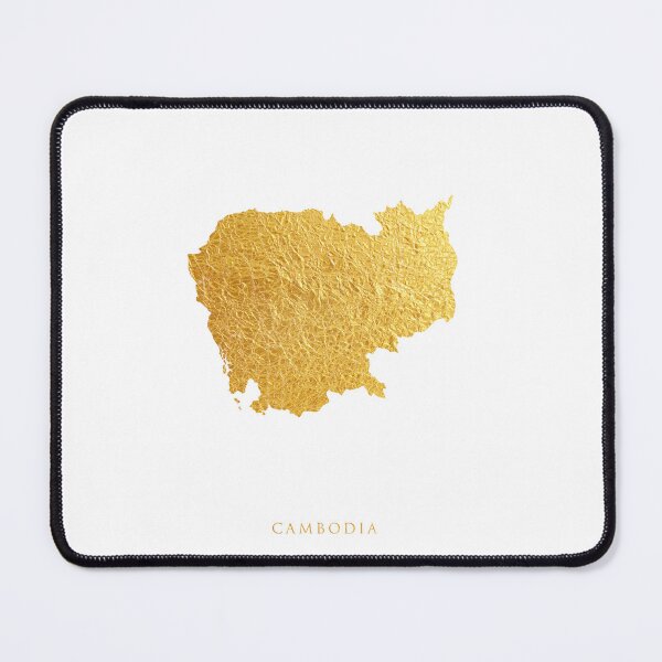 Item preview, Cambodia Gold Map designed and sold by ArtPrints.
