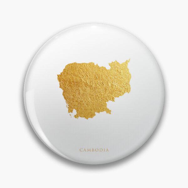 Item preview, Cambodia Gold Map designed and sold by ArtPrints.