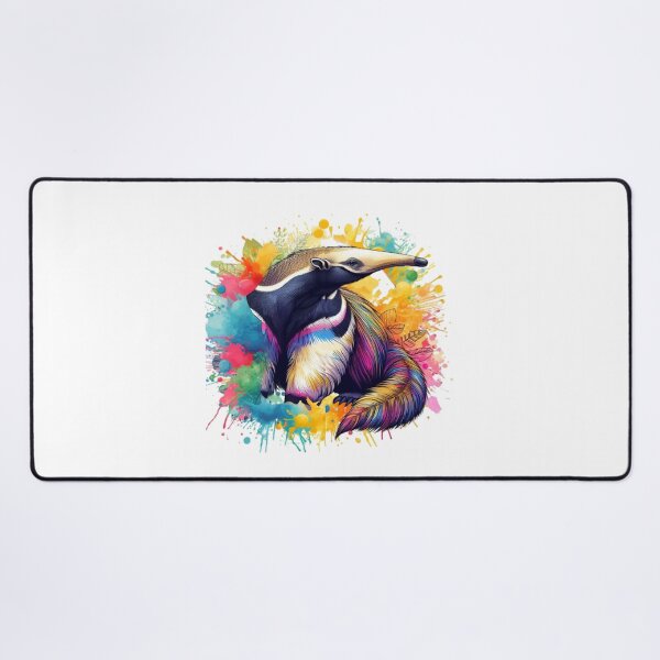 Item preview, A beautiful anteater with colorful background designed and sold by Marcoshop10.