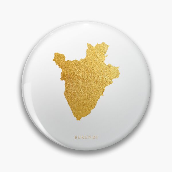 Item preview, Burundi Gold Map designed and sold by ArtPrints.