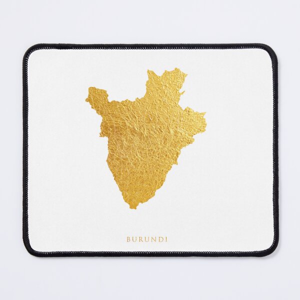 Item preview, Burundi Gold Map designed and sold by ArtPrints.