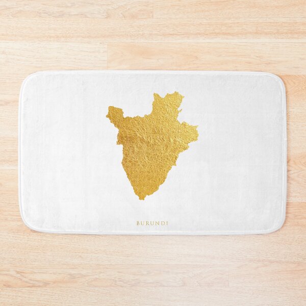 Item preview, Burundi Gold Map designed and sold by ArtPrints.