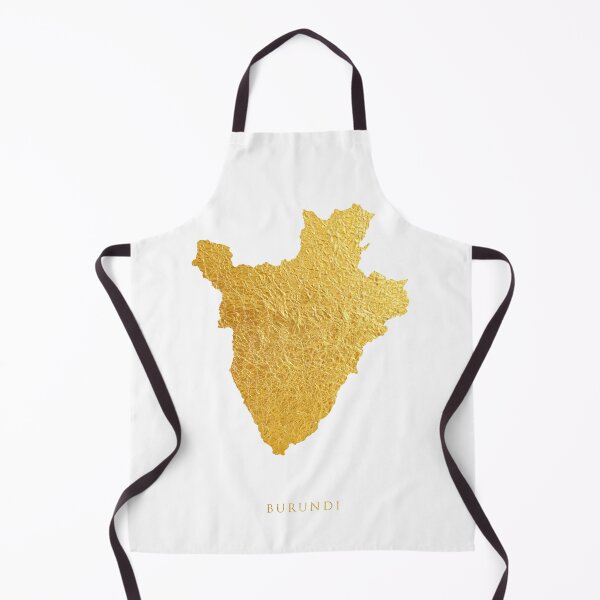 Item preview, Burundi Gold Map designed and sold by ArtPrints.