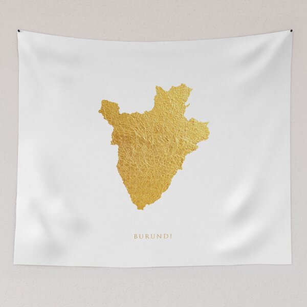 Item preview, Burundi Gold Map designed and sold by ArtPrints.