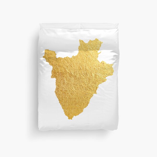 Item preview, Burundi Gold Map designed and sold by ArtPrints.
