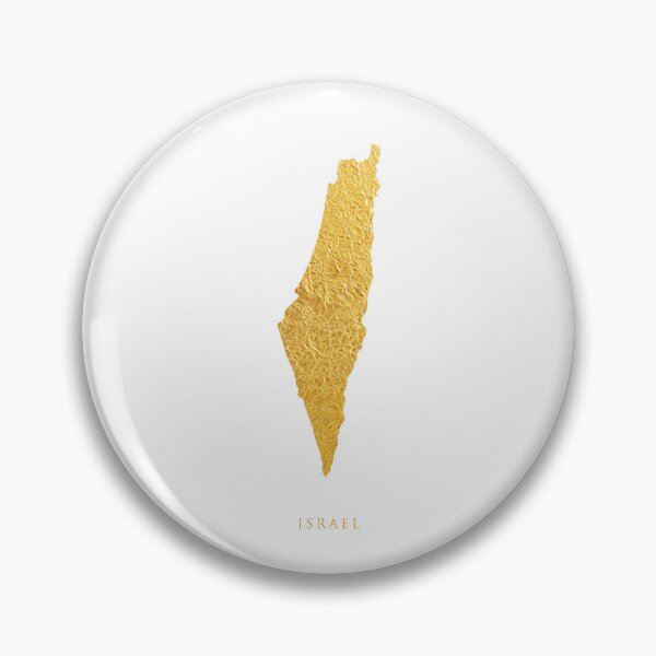 Item preview, Israel Gold Map designed and sold by ArtPrints.