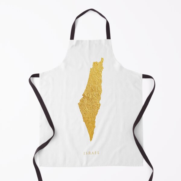 Item preview, Israel Gold Map designed and sold by ArtPrints.