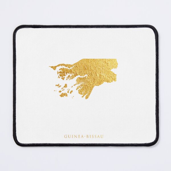 Item preview, Guinea-Bissau Gold Map designed and sold by ArtPrints.