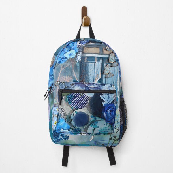 Item preview, Eclectic Blue Aesthetic Art Collage designed and sold by FeralLaFemme.