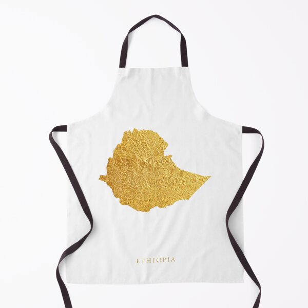 Item preview, Ethiopia Gold Map designed and sold by ArtPrints.